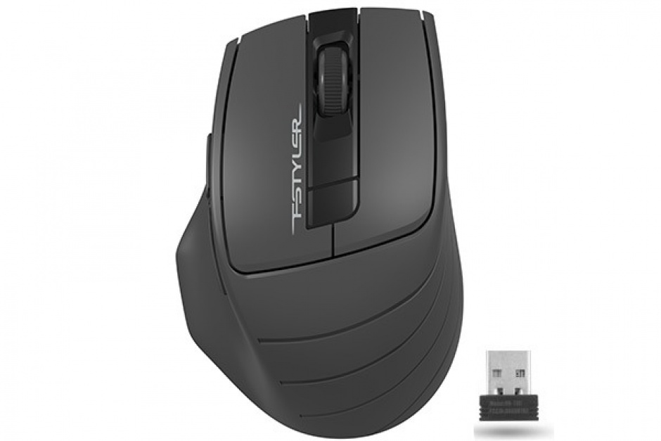 Imagine Mouse wireless Gaming optic A4Tech Fstyler Negru/Gri, FG30 Grey